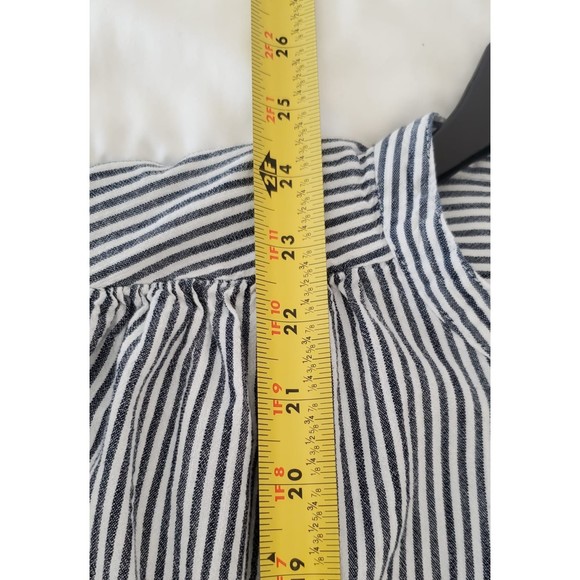 Old Navy Stripes + 3/4 Sleeve Button Shirt for Woman. Size L - Picture 5 of 7